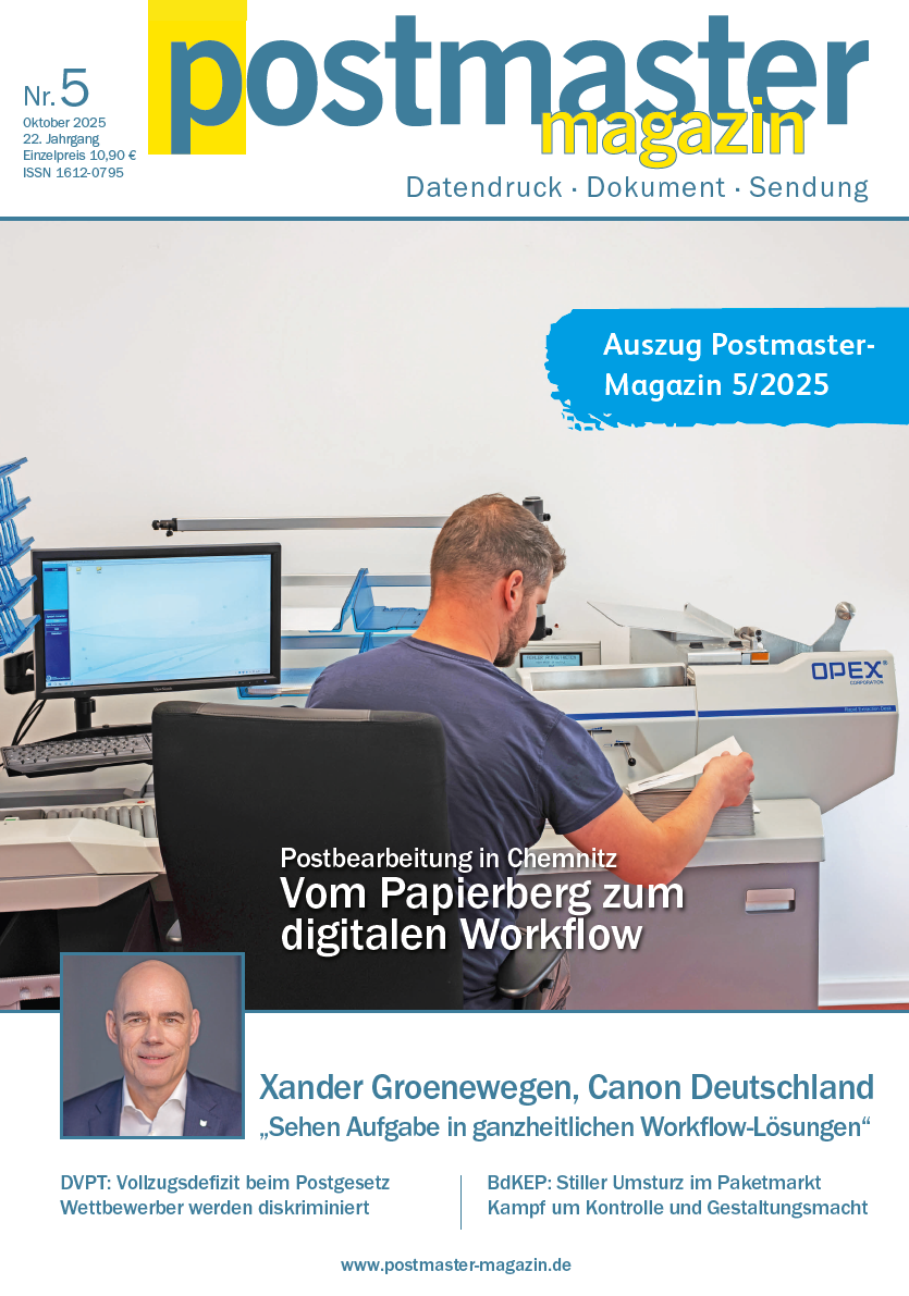 Postmaster Magazin Titelseite