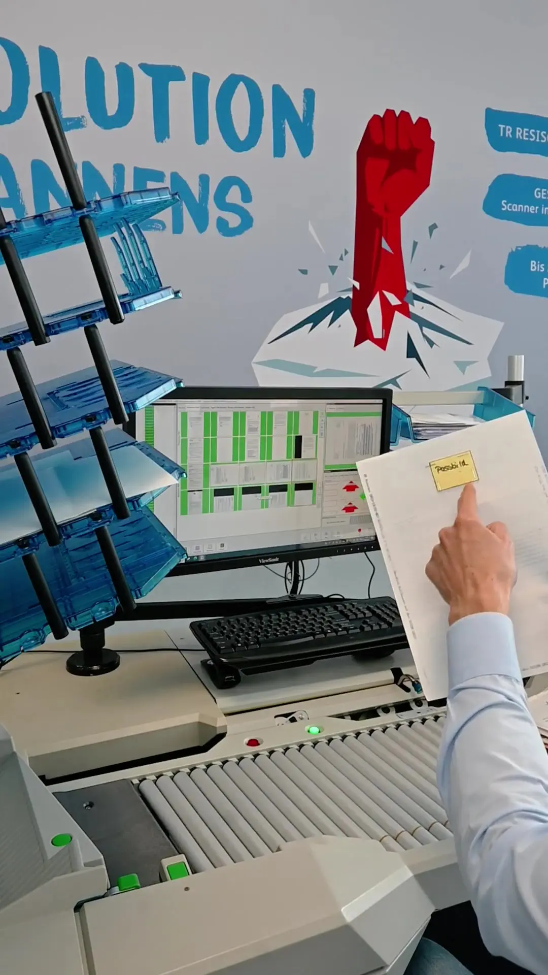 Schwierige Dokumente scannen mit dem OPEX FalconV+ RED